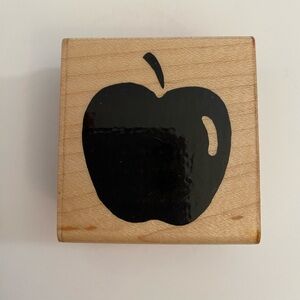 JRL Design Apple rubber stamp